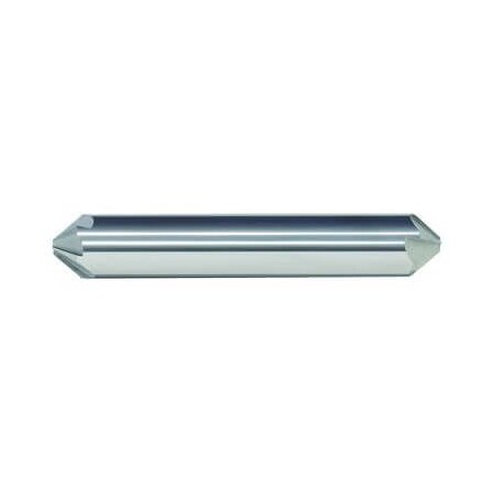 Morse Countersink, Double End, Series 5751, 58 Body Dia, 314 Overall Length, 58 Shank Dia, 6 Flute 50622